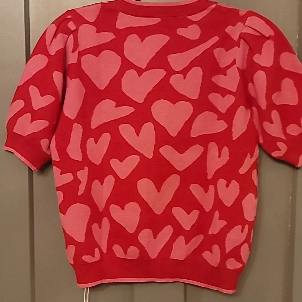 Valentines Heart Knit Sweater - Picture 4 of 4